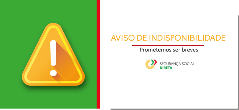 Aviso de Indisponibilidade