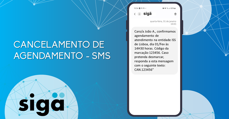 Cancelamento de agendamento - SMS