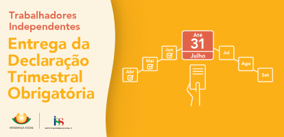 Trabalhadores Independentes – Entrega da Declaração Trimestral