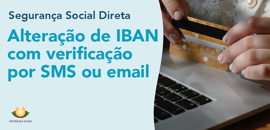 Alteração de IBAN com verificação por SMS ou email