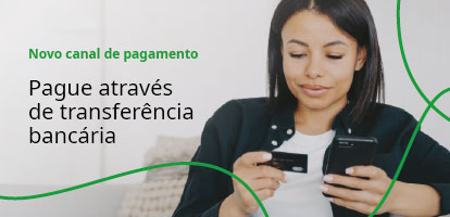 Nova forma de pagamento através de transferência bancária